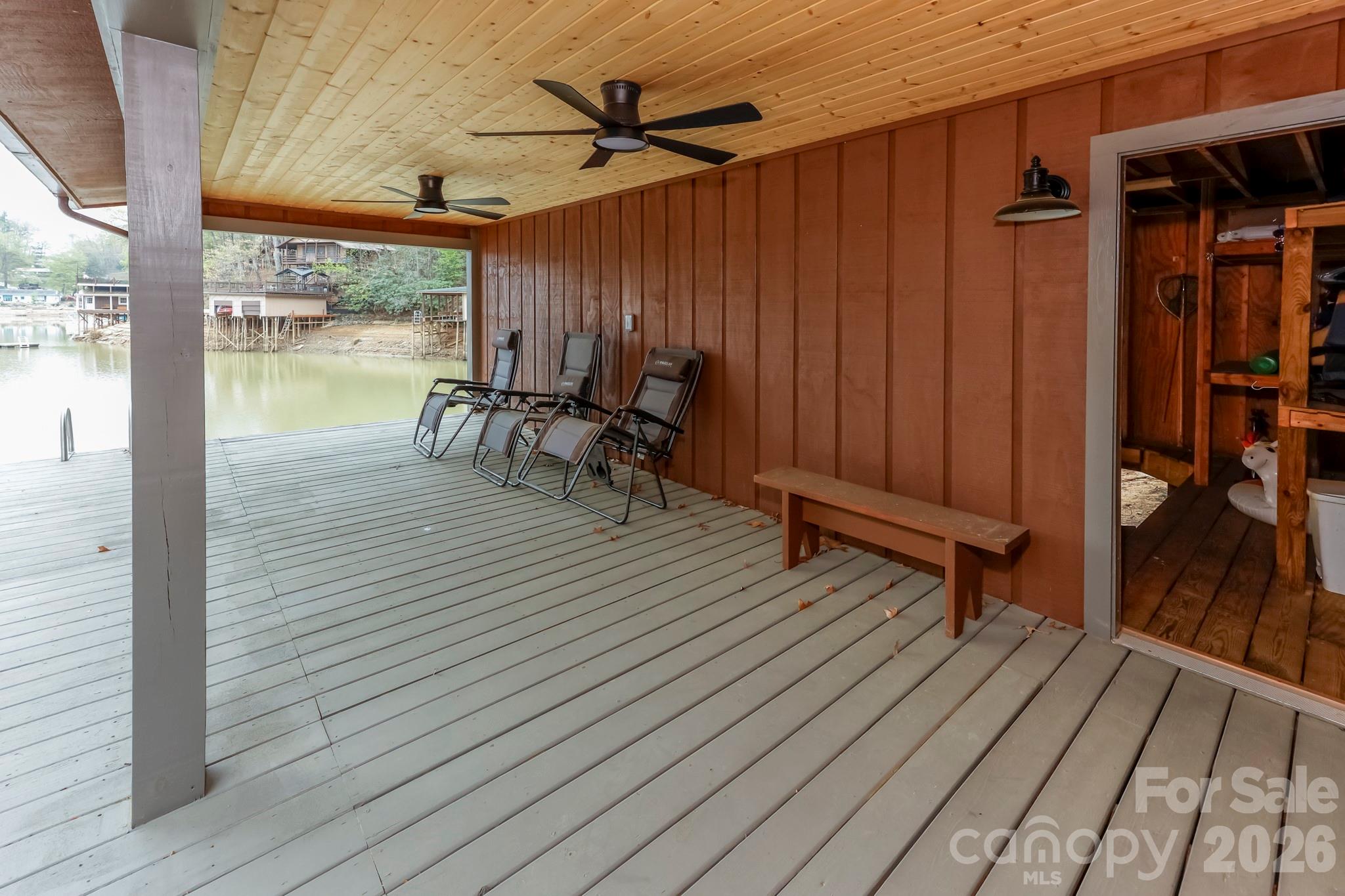 118 Rock Pt Road Lake Lure, NC 28746 - Photo 30 of 31 wooden floor on roof deck