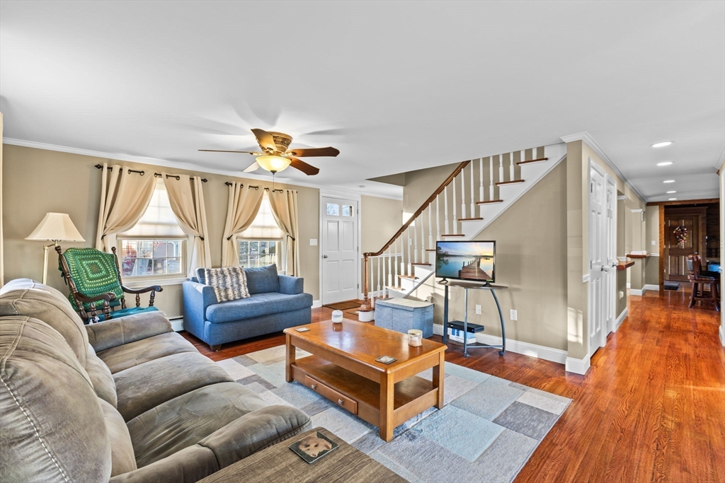 5 Staffon Road Fairhaven, MA 02719 - Photo 21 of 41 a living room with furniture and wooden floor