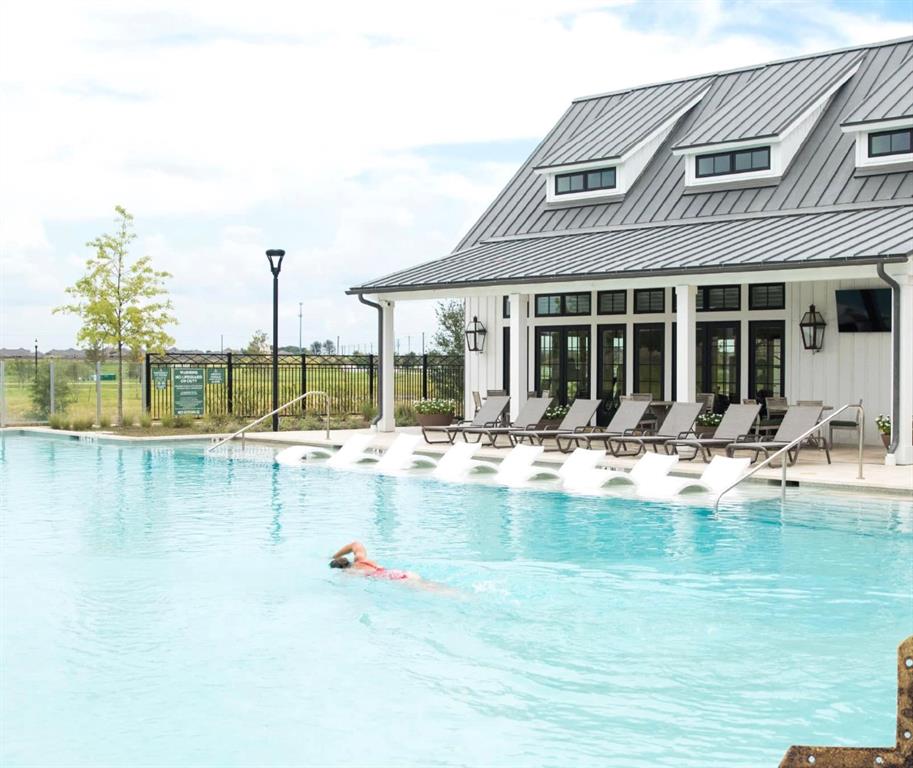 1101 Claiborne Drive Aubrey, TX 76227 - Photo 34 of 40 a view of swimming pool with outdoor seating and patio