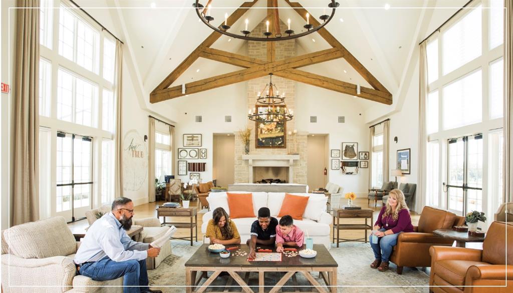1101 Claiborne Drive Aubrey, TX 76227 - Photo 35 of 40 a living room with furniture and a large window