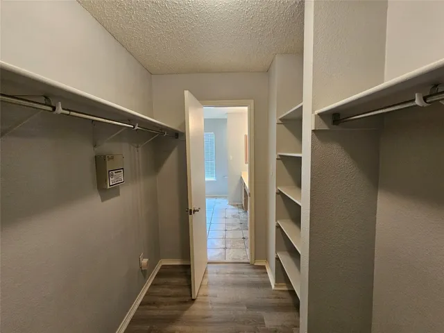 a view of walk in closet