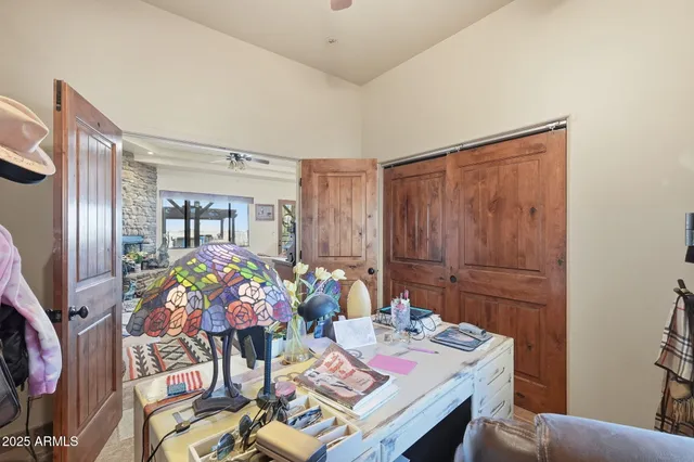 a view of an ocean and beach