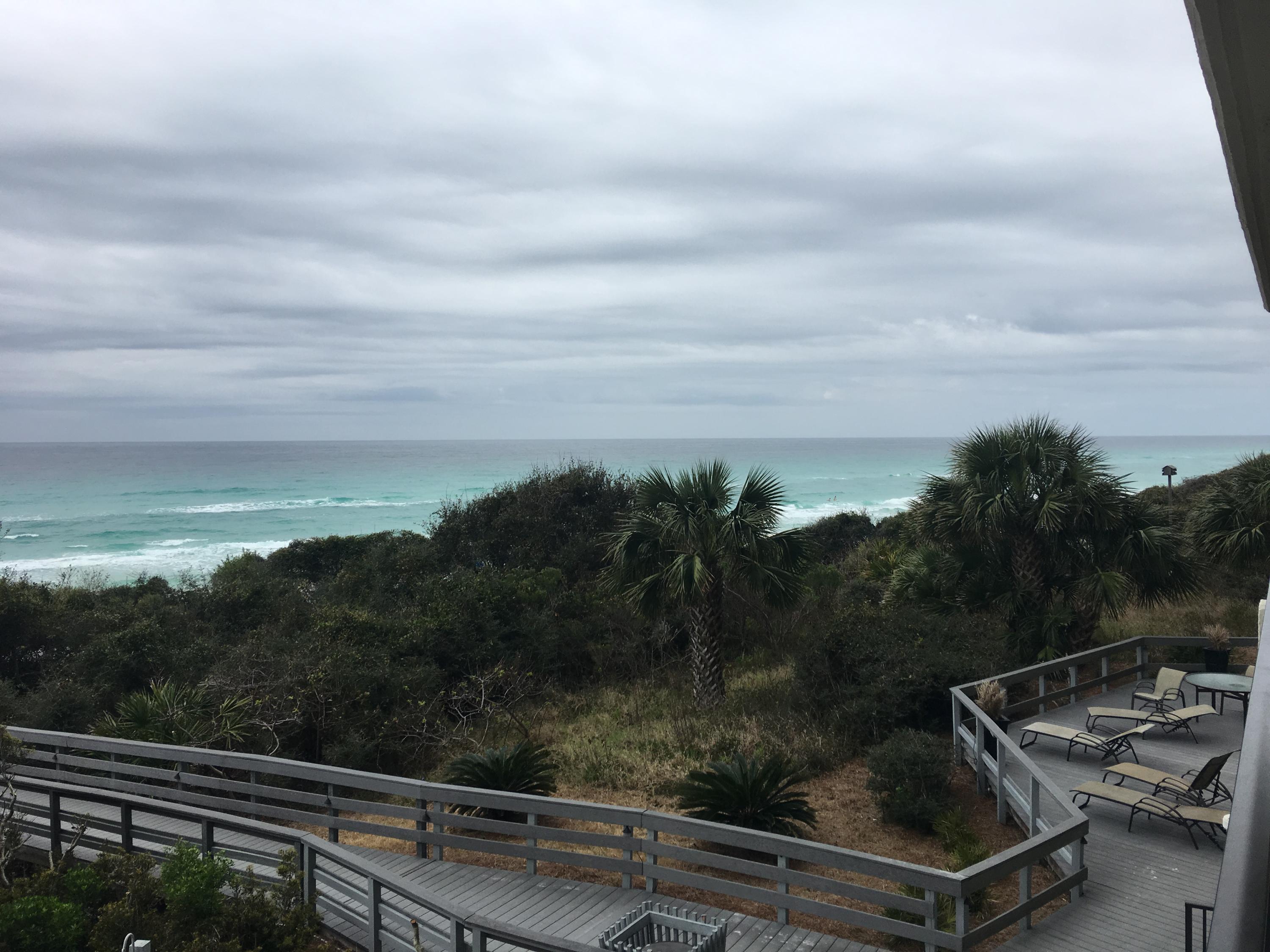 4100 East County Highway 30A, Unit 204 Santa Rosa Beach, FL 32459 - Photo 16 of 27 a view of a balcony with an outdoor seating