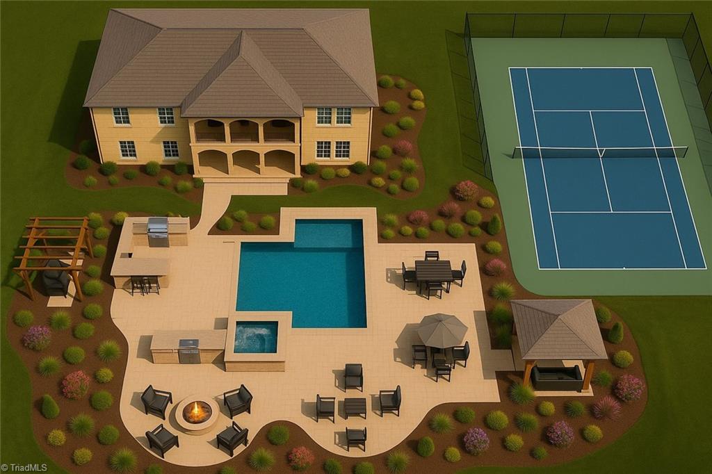 7068 Denison Road Summerfield, NC 27358 - Photo 47 of 48 AI drawing...Visual of possible amenities