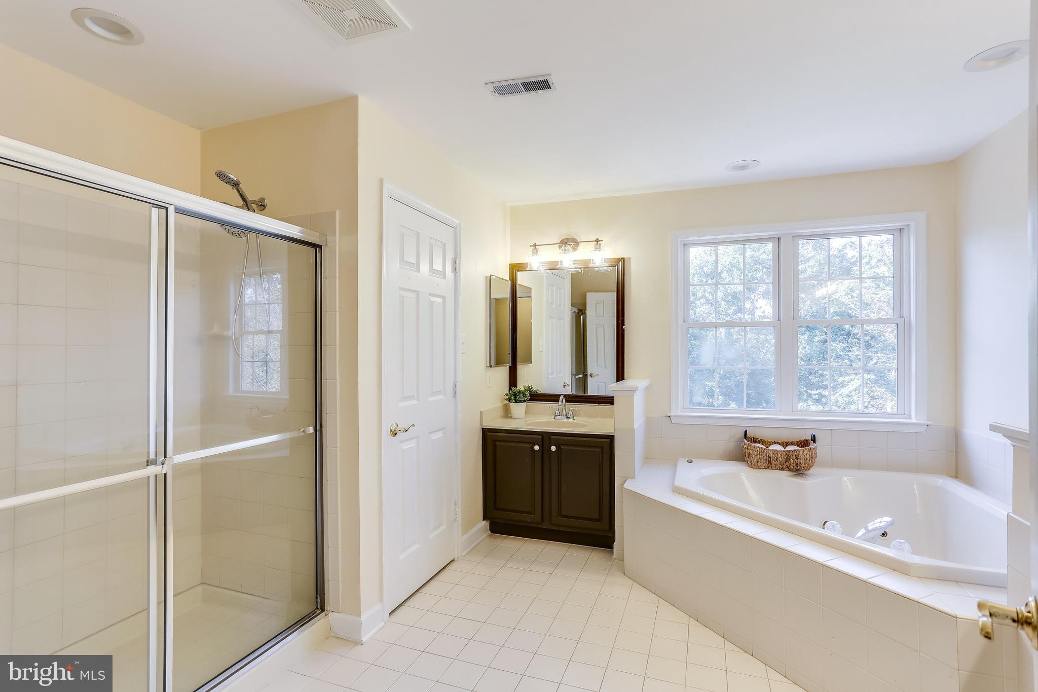 1101 Longbow Road Mount Airy, MD 21771 - Photo 23 of 53 Owners bath w/2 separate vanities & soaking tub