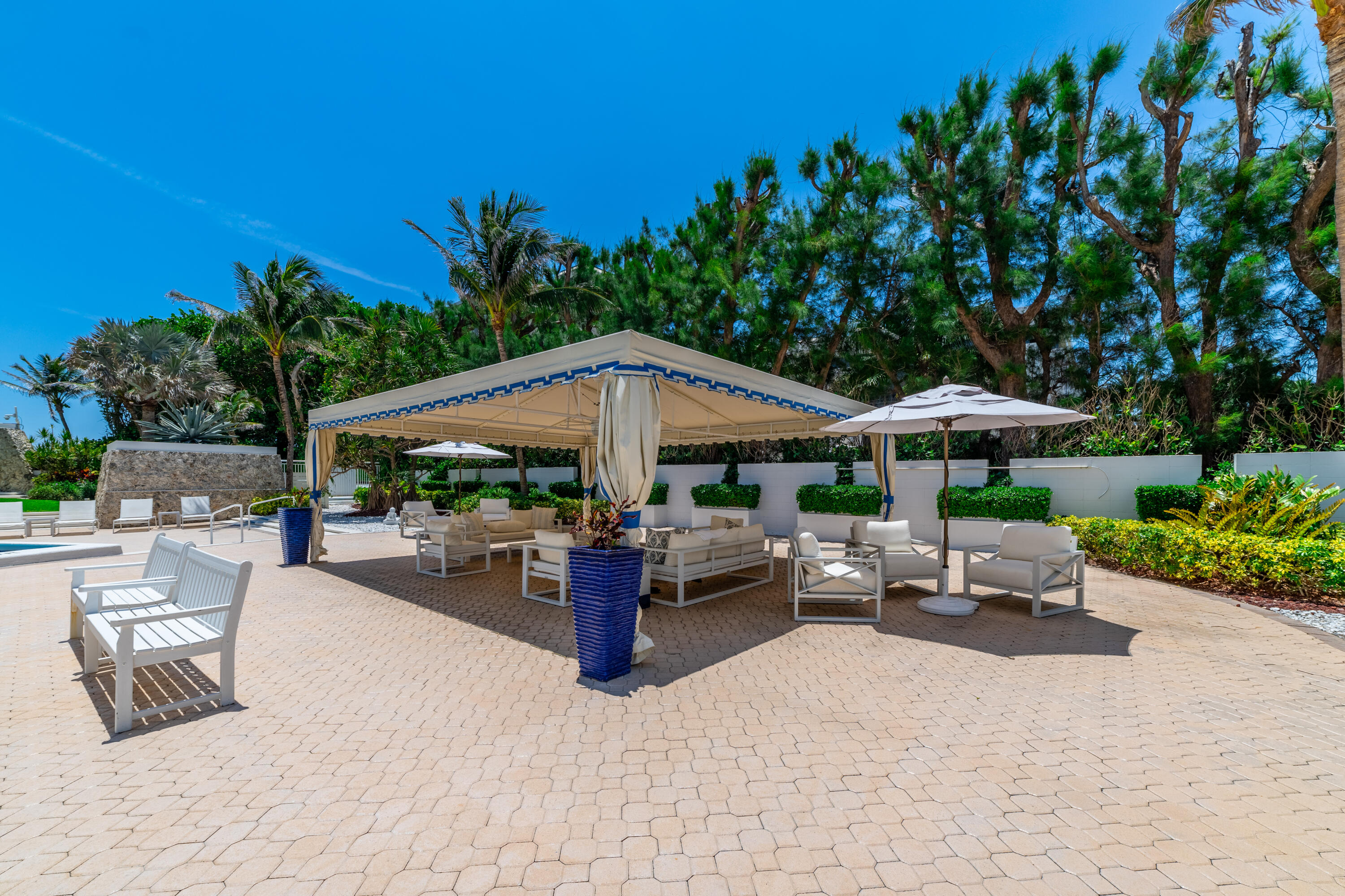 2780 South Ocean Boulevard, Unit 509 Palm Beach, FL 33480 - Photo 22 of 41 a view of patio with outdoor seating