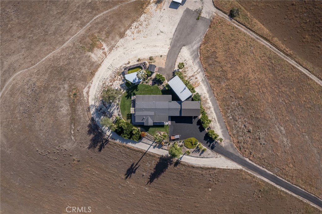 2500 Shandon Shandon, CA 93461 - Photo 35 of 40 an aerial view of a house with a yard