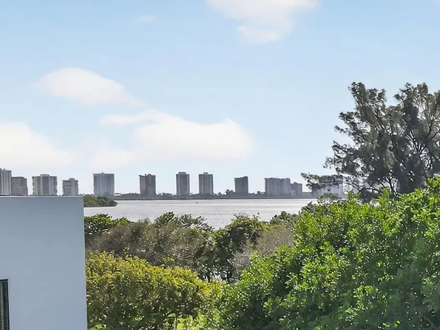 a view of an ocean beach