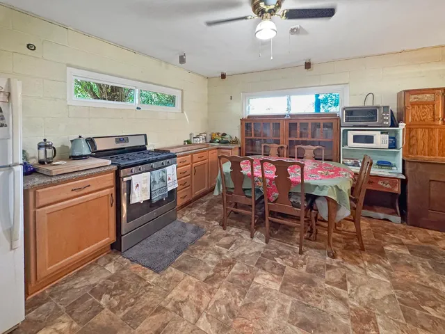 a room with storage and utility