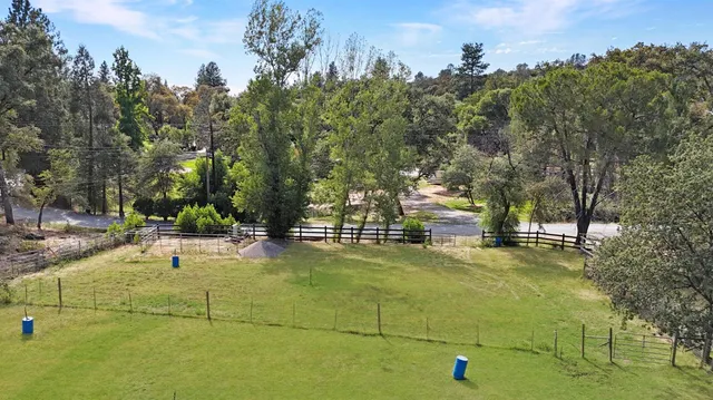 a view of a lake with outdoor space