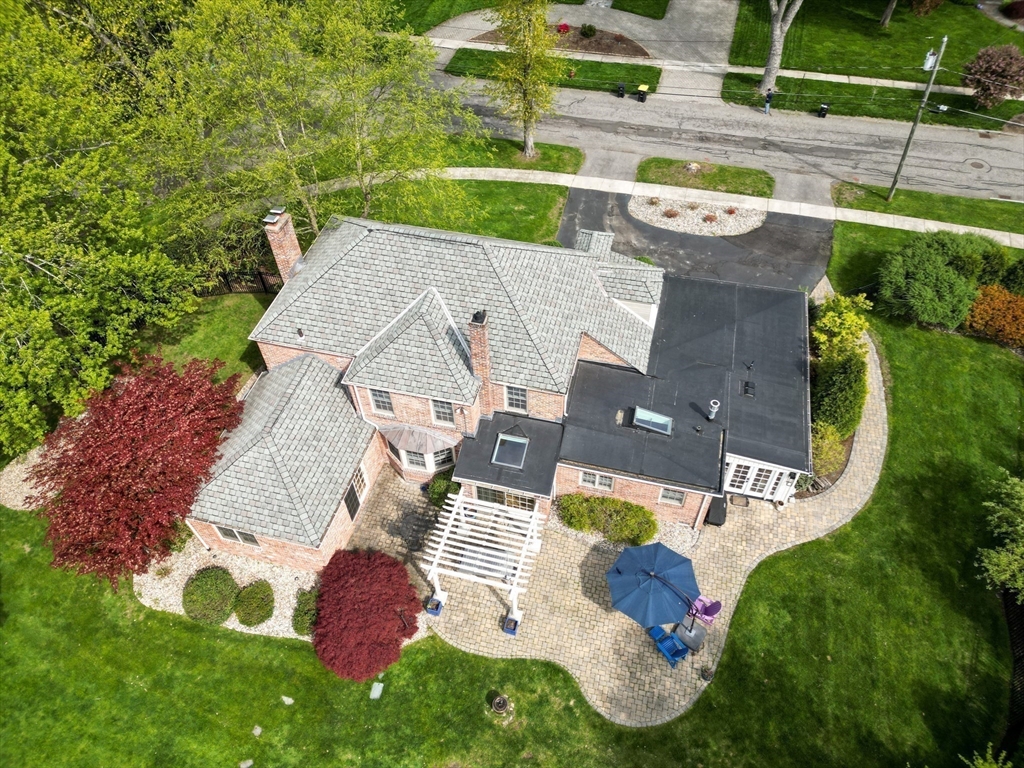 123 Englewood Road Longmeadow, MA 01106 - Photo 40 of 42 an aerial view of residential house with outdoor space and parking