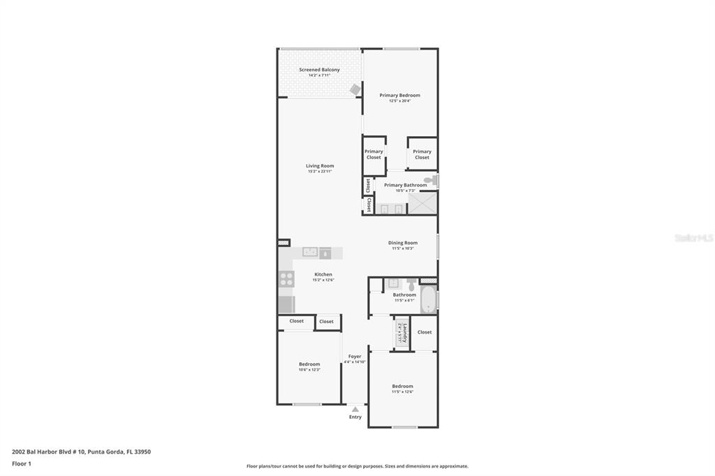 2002 Bal Harbor Boulevard, Unit 1022 Punta Gorda, FL 33950 - Photo 32 of 32 a picture of a room with a door