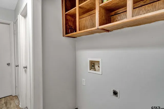 a view of an front door