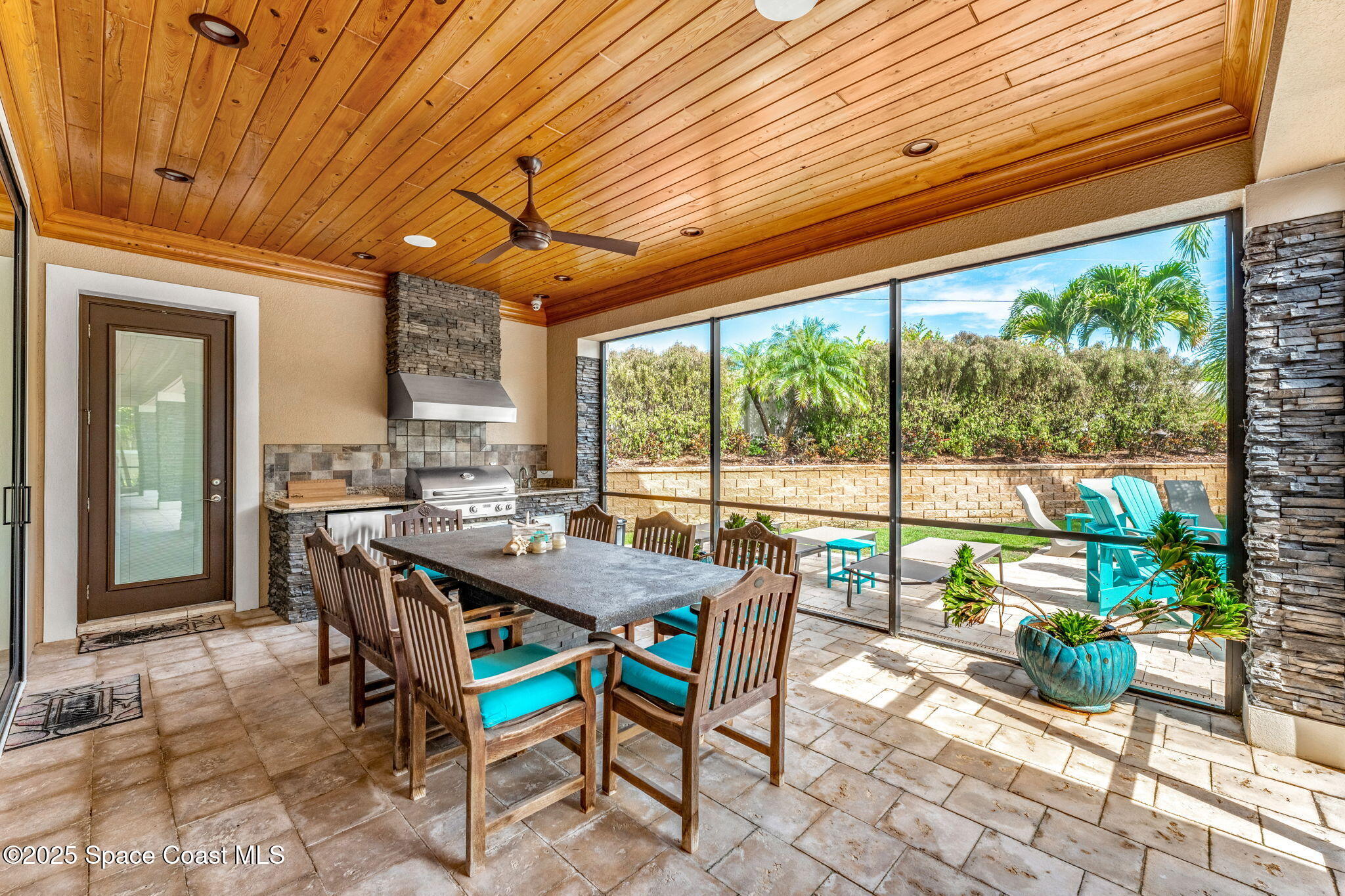 213 Loggerhead Drive Melbourne Beach, FL 32951 - Photo 4 of 58 a view of a dining room with furniture and window
