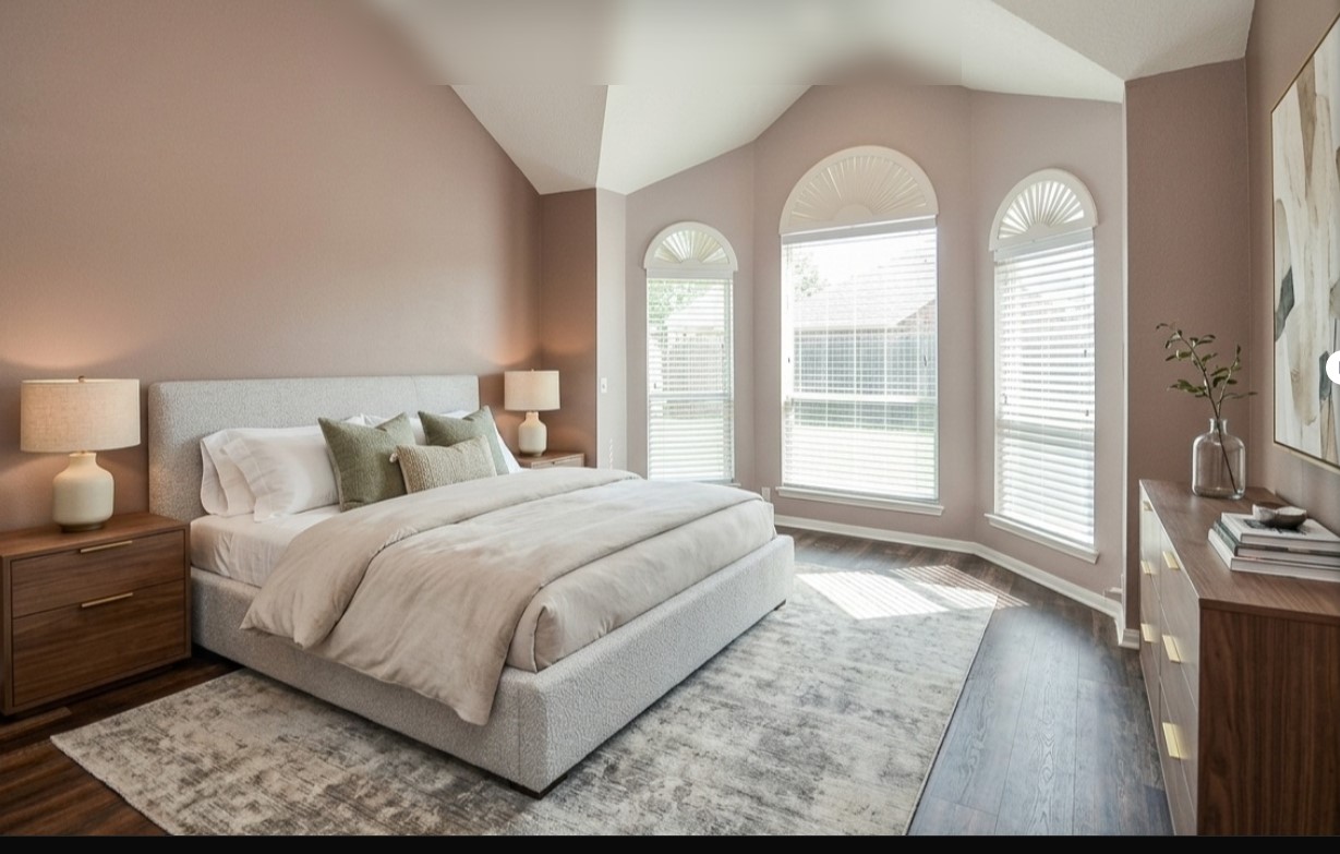 19802 Shavon Springs Drive Spring, TX 77388 - Photo 17 of 30 Spacious and inviting bedroom with abundant natural light and elegant design. Virtually staged