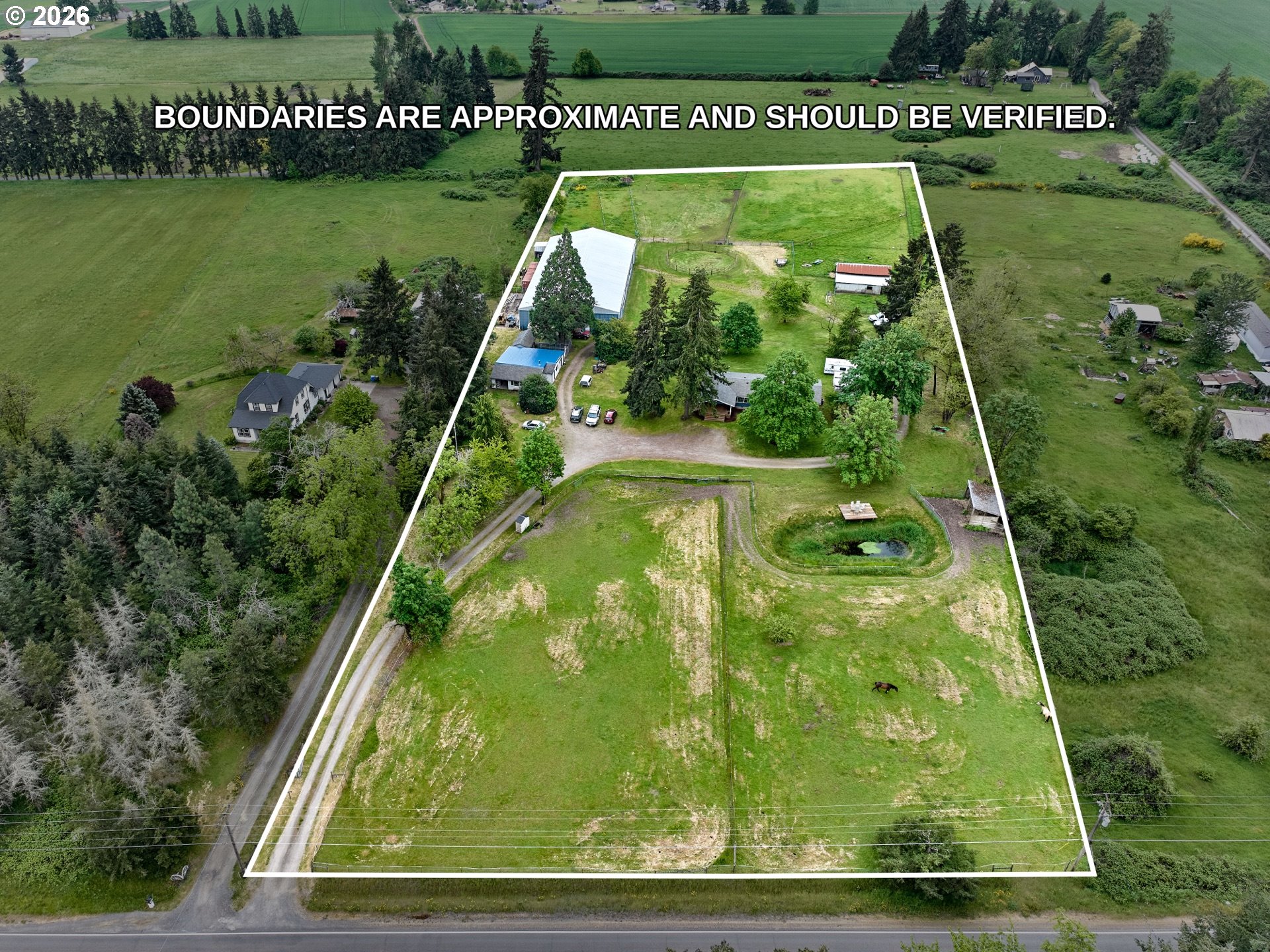 12175 West Stayton Road Southeast Aumsville, OR 97325 - Photo 3 of 48 a view of a yard