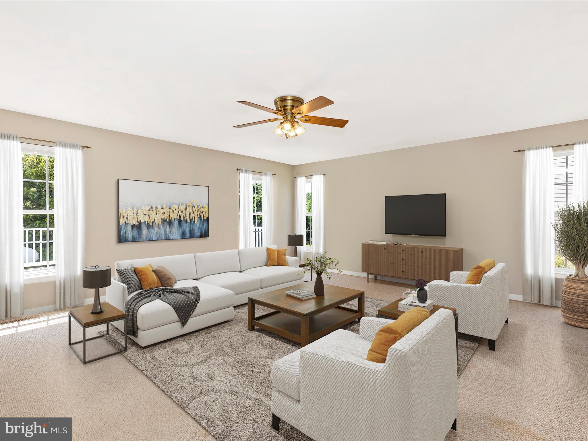 1402 Marian Way Mount Airy, MD 21771 - Photo 21 of 66 a living room with furniture and a large window