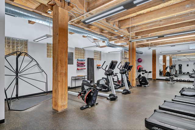 1040 West Adams Street, Unit 608 Chicago, IL 60607 - Photo 19 of 24 a view of a room with gym equipment