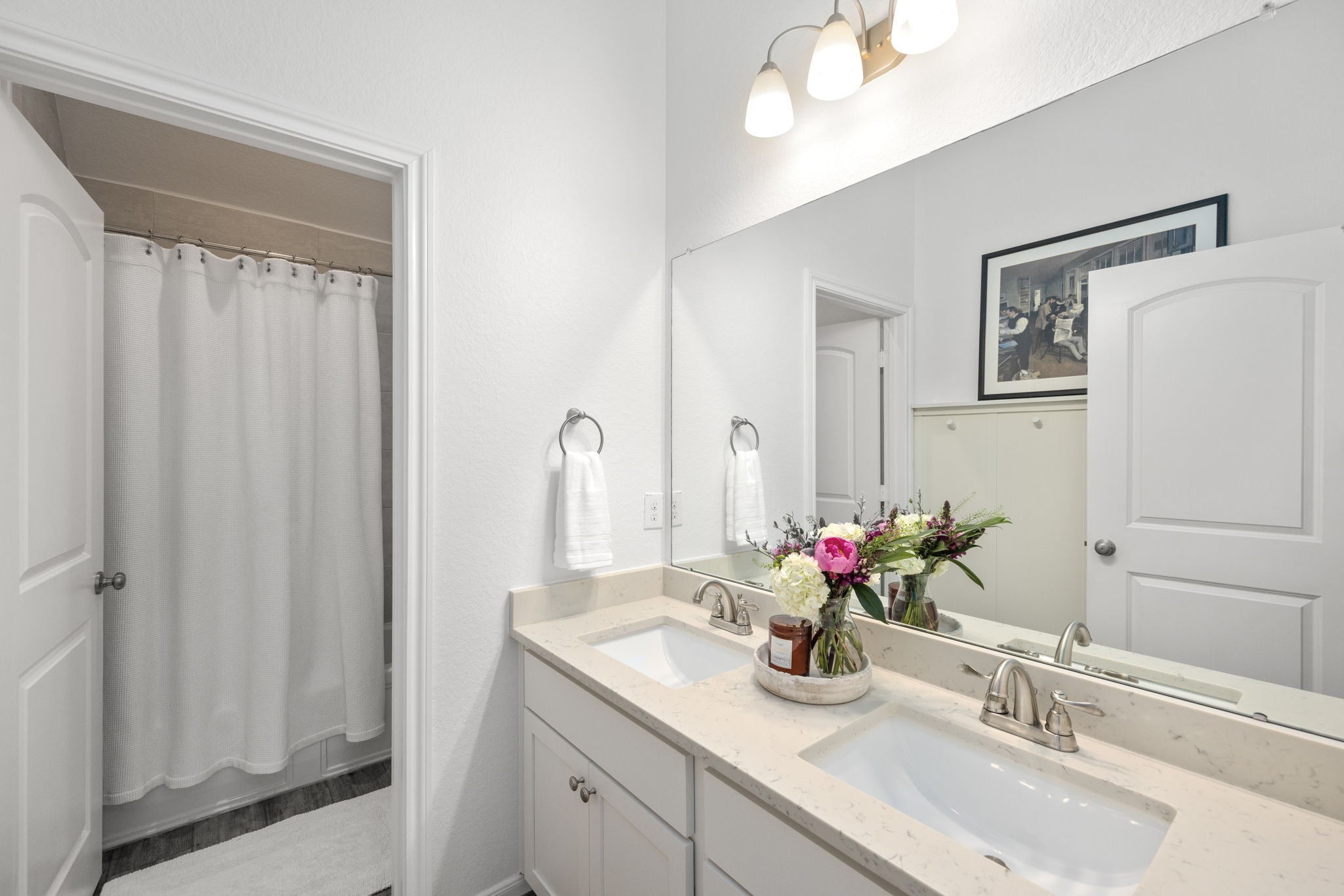 16239 Rattlesnake Run Trail Cypress, TX 77433 - Photo 23 of 37 2nd bathroom with double vanity
