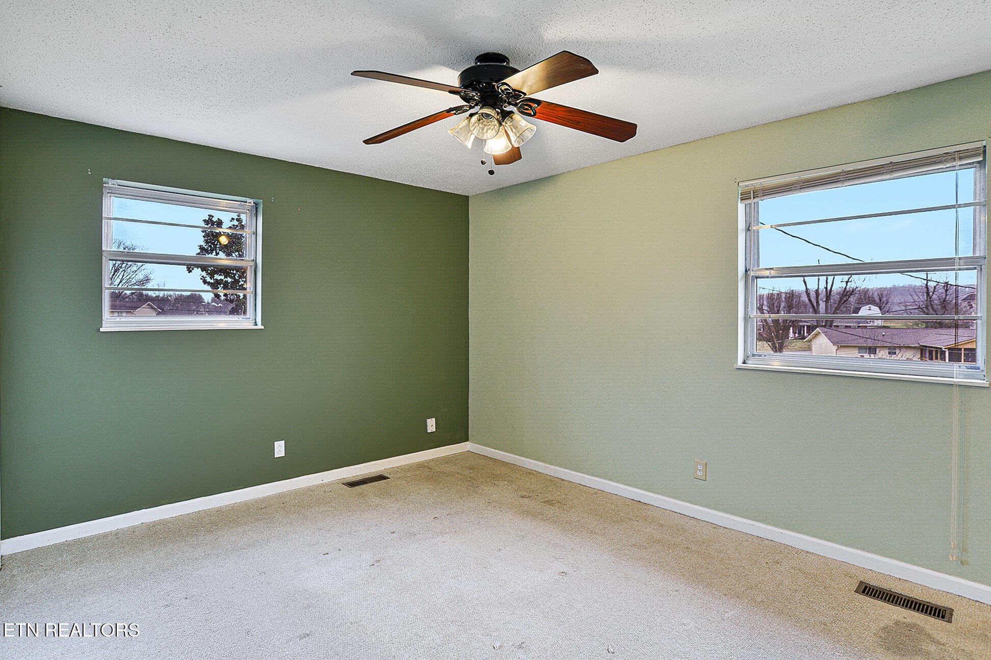 7701 Maida Vale Circle Powell, TN 37849 - Photo 23 of 36 an empty room with a window and a ceiling fan