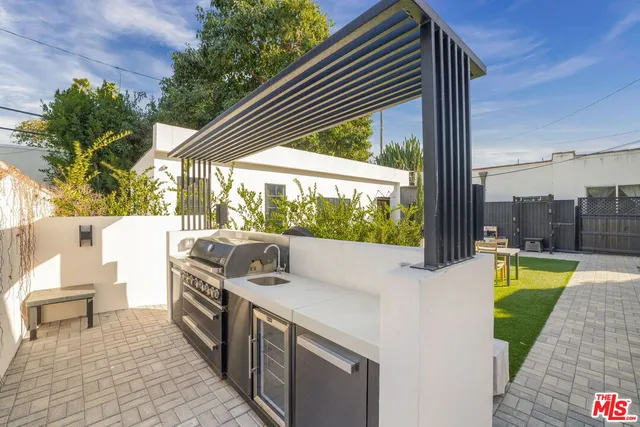 a view of a bench in the balcony