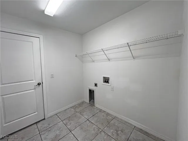 a view of a room with an empty space