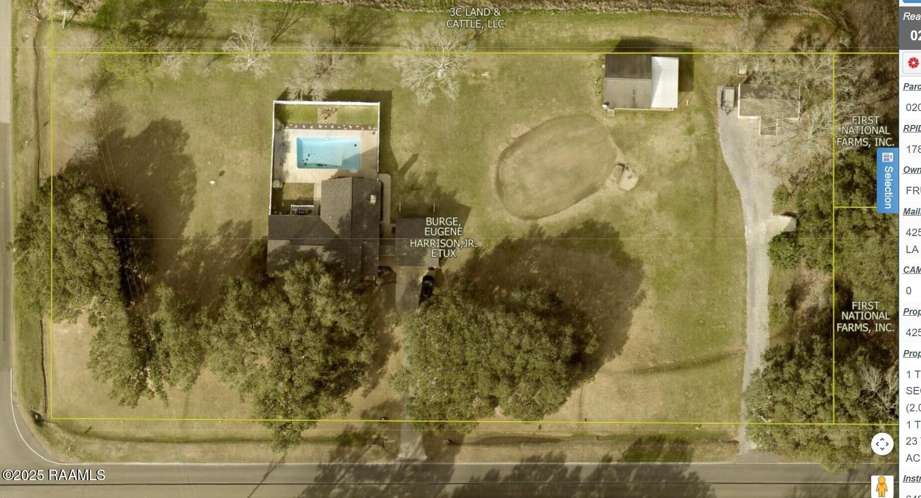 4282 Old Basile Highway Basile, LA 70515 - Photo 32 of 32 sat view 4282 old basile