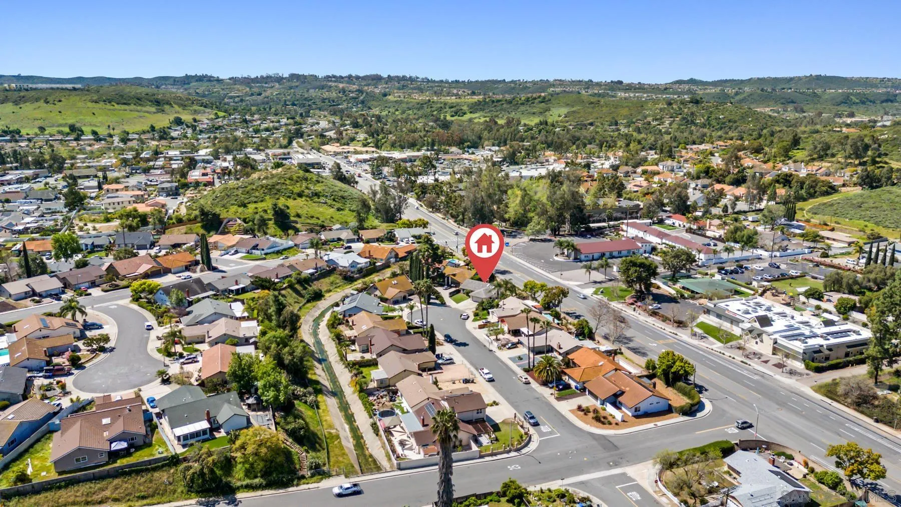 13246 Powers Court Poway, CA 92064 - Photo 38 of 39 an aerial view of residential houses with outdoor space and seating
