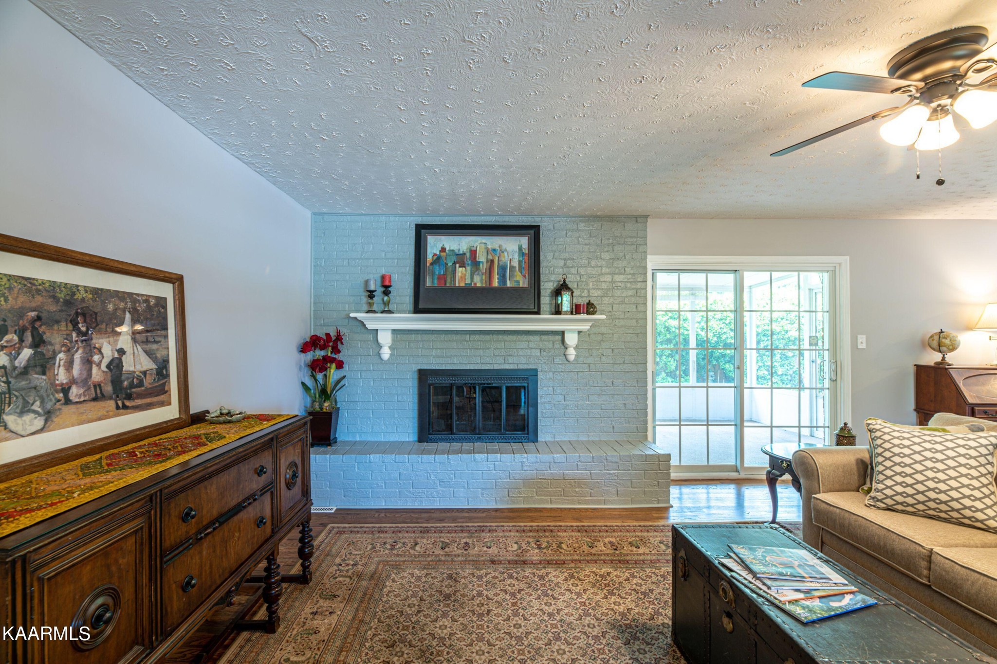 600 Schenley Road Knoxville, TN 37923 - Photo 11 of 38 a living room with furniture and a fireplace