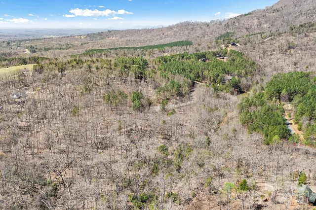 a view of city and mountain