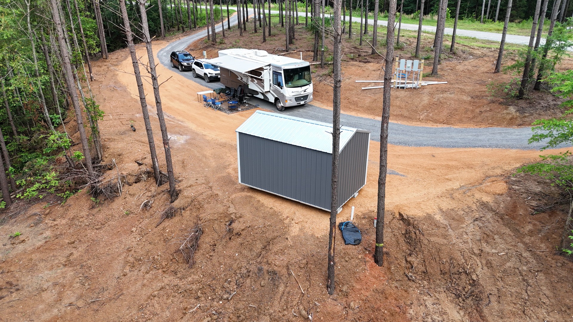 482 Center Ridge Drive Linden, TN 37096 - Photo 5 of 22 a backyard of a house with table and chairs