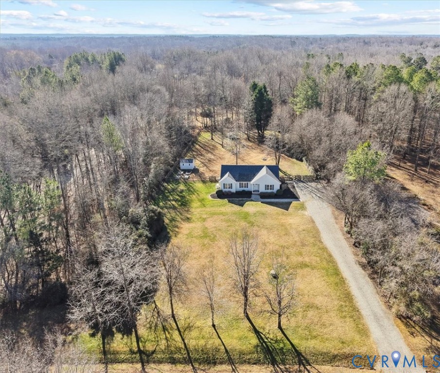 4255 Pierce Road Powhatan, VA 23139 - Photo 28 of 34 Aerial view of property and surrounding area featu