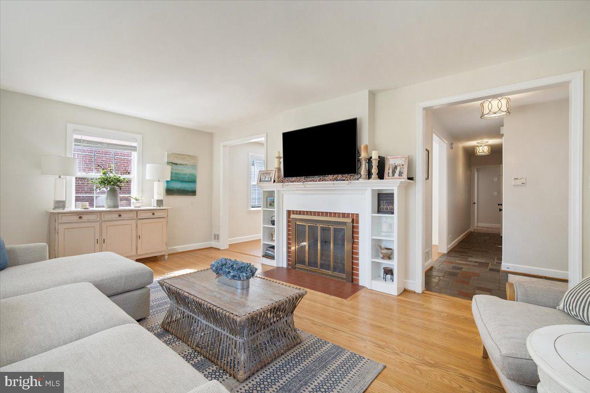 4511 Edgefield Road Kensington, MD 20895 - Photo 4 of 38 Open living room, with lots of ample natural light