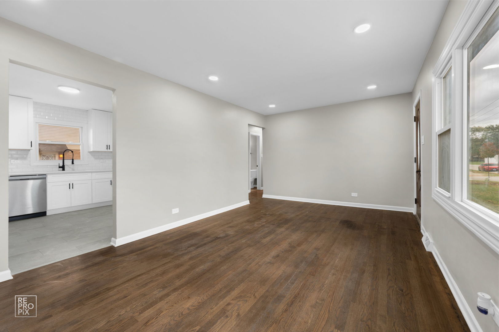 10854 Lyman Avenue Chicago Ridge, IL 60415 - Photo 4 of 10 a view of a kitchen cabinets and a wooden floor