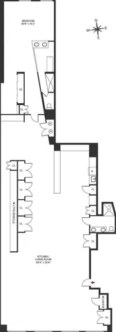 a front view of a building with a street