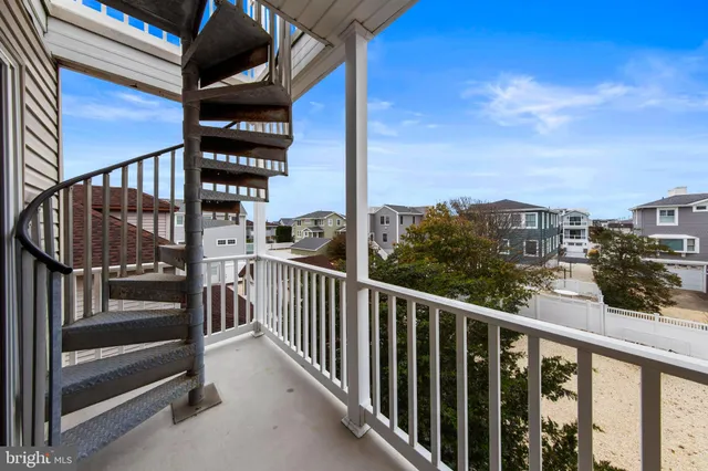 a view of a city from a terrace