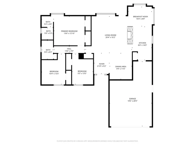 a picture of a floor plan
