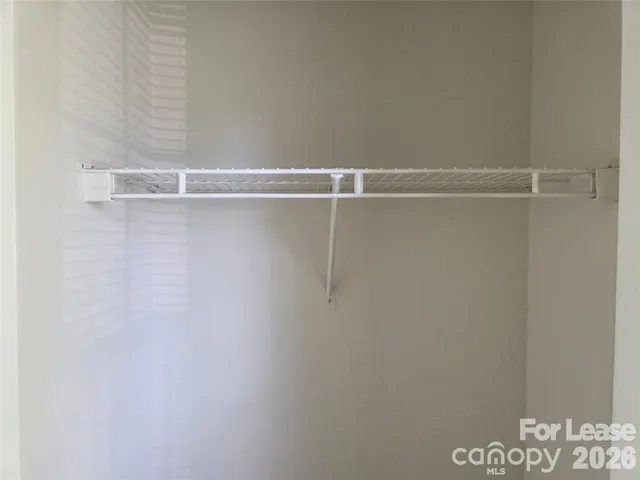 a close view of closet