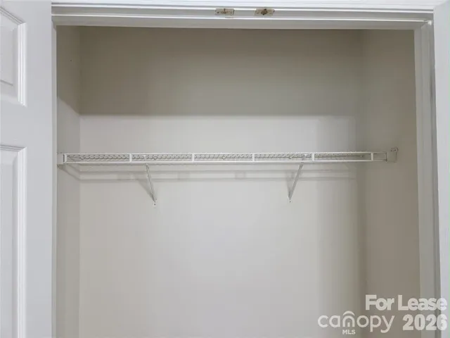 a close view of closet