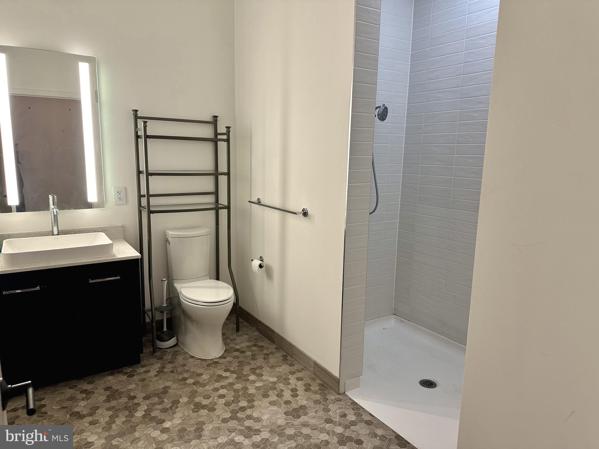 70 N Street Southeast, Unit N215 Washington, DC 20003 - Photo 6 of 16 a bathroom with a toilet sink and a shower