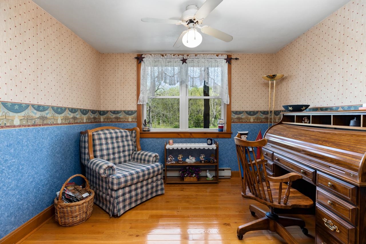 916 Union Church Road Churchville, VA 24421 - Photo 25 of 74 a bedroom with furniture and a large window