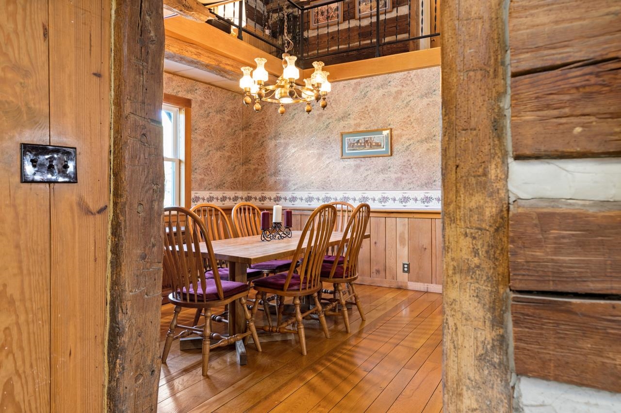 916 Union Church Road Churchville, VA 24421 - Photo 8 of 74 a view of a dining room with furniture and chandelier