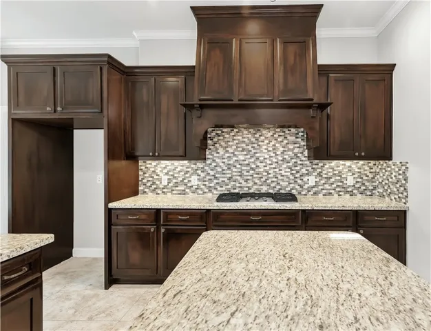 a view of kitchen with wooden floor