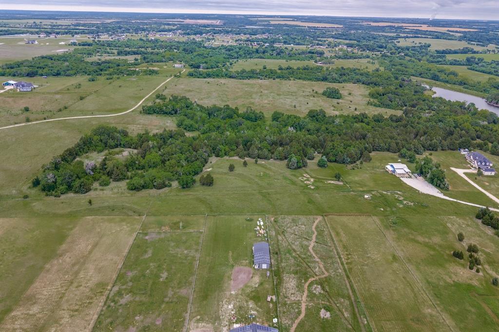 2181 Bledsoe Road Gunter, TX 75058 - Photo 5 of 18 Drone Aerial Prior to Road Completion