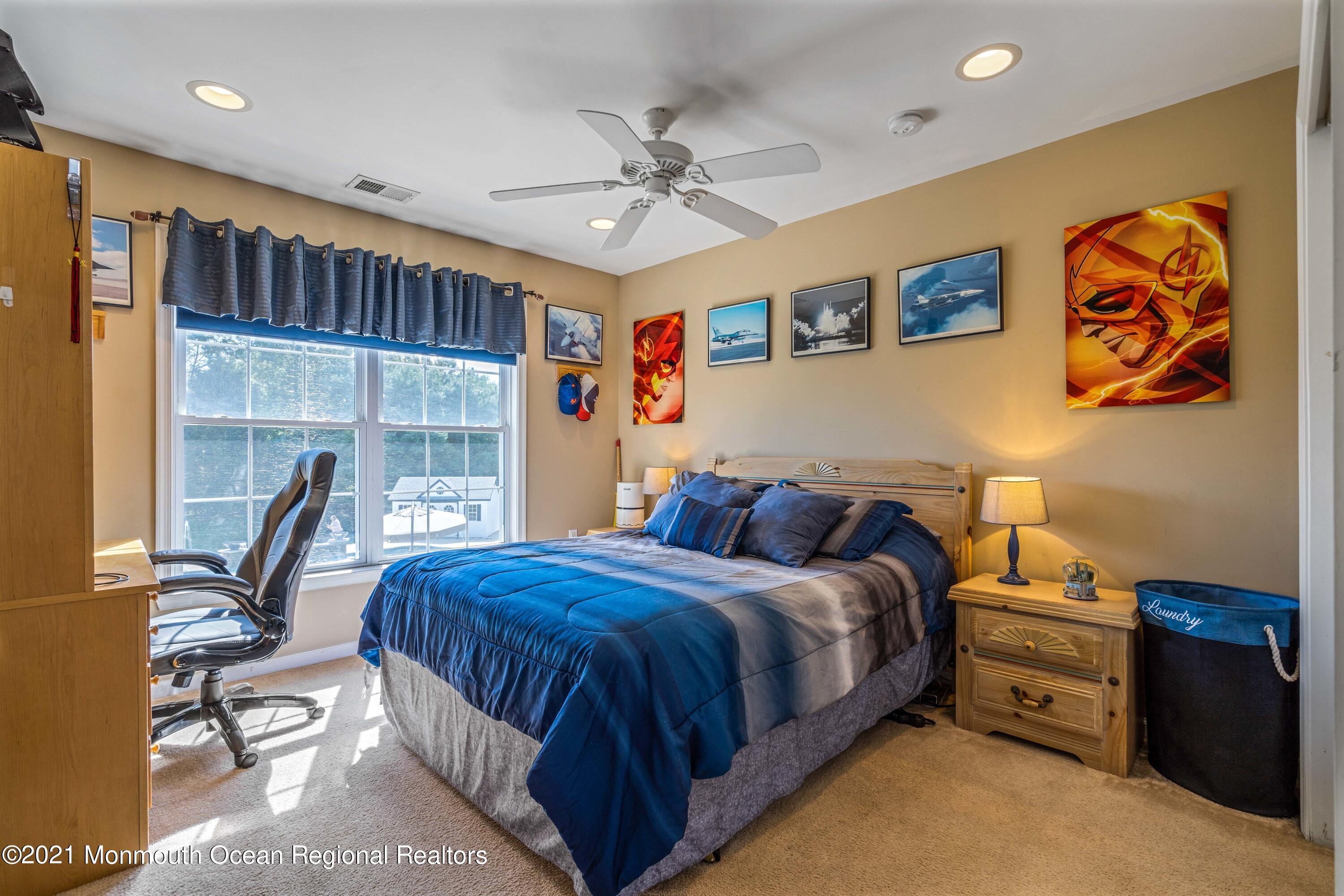5 Michael Drive Cream Ridge, NJ 08514 - Photo 32 of 69 a bedroom with a bed and a window