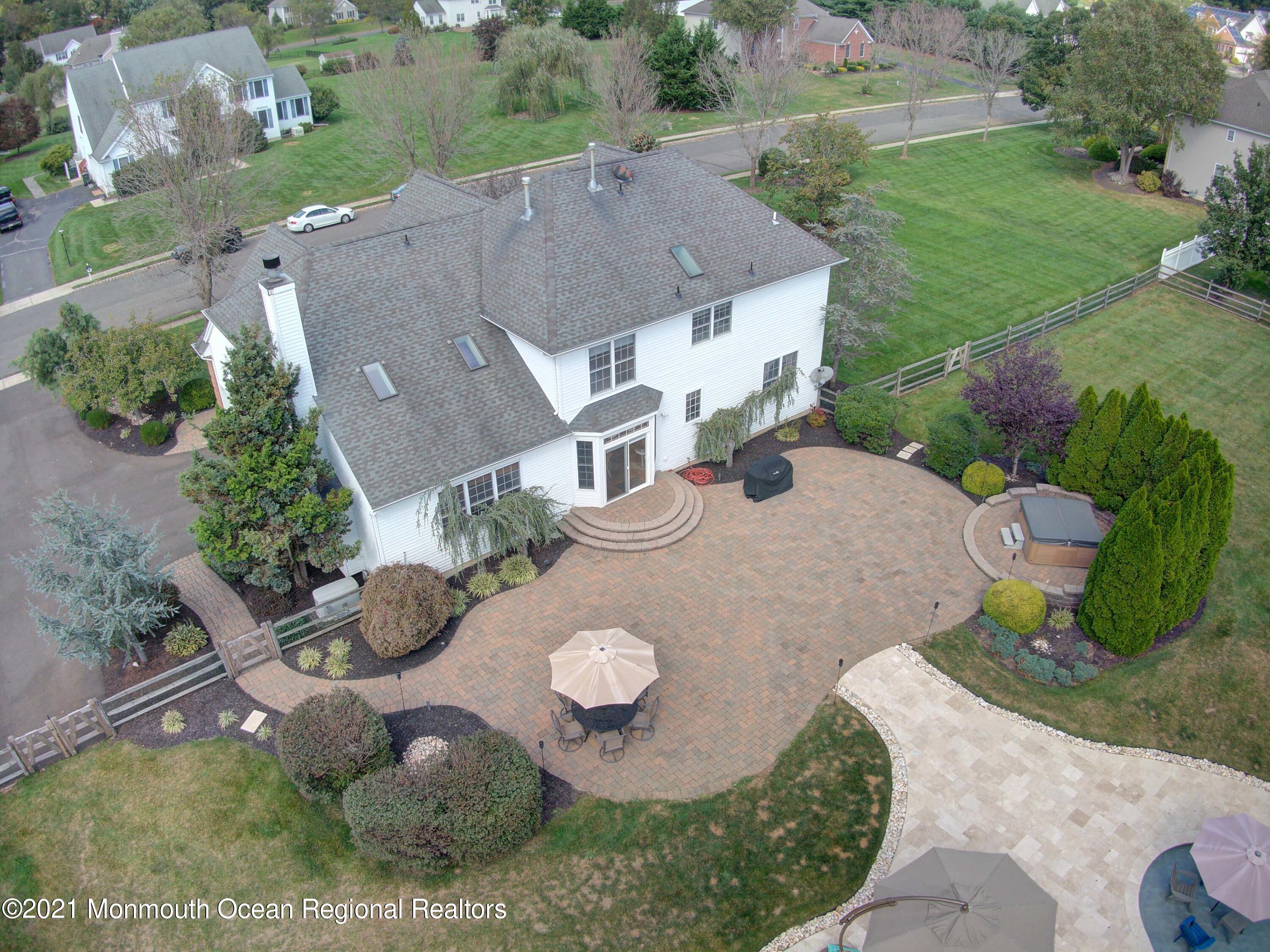5 Michael Drive Cream Ridge, NJ 08514 - Photo 61 of 69 an aerial view of a house with yard and green space