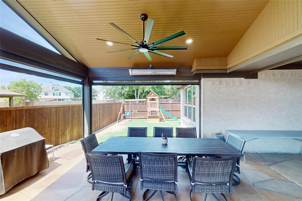 1997 Kieva Place Allen, TX 75013 - Photo 37 of 40 Covered state of the art patio, vey cozy
