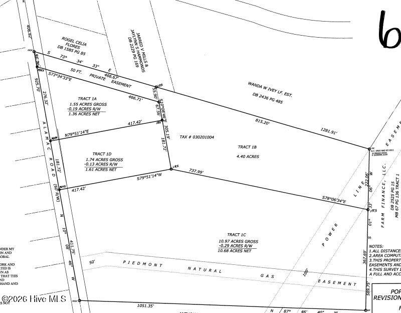 1 B Alamac Road Lumberton, NC 28358 - Photo 4 of 5 Tract 1B - survey