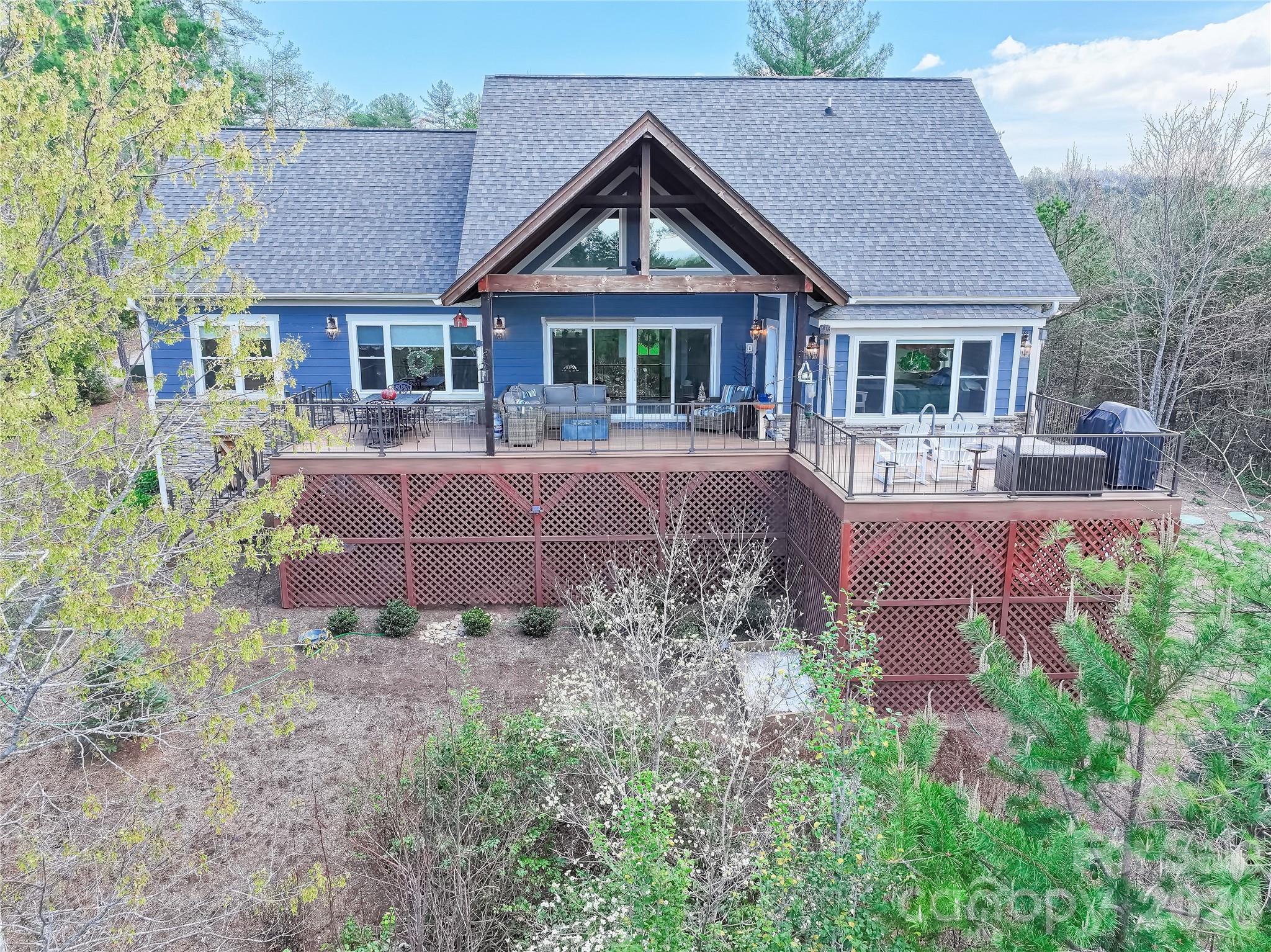 1103 River Ridge Way Lenoir, NC 28645 - Photo 39 of 46 a front view of a house with garden