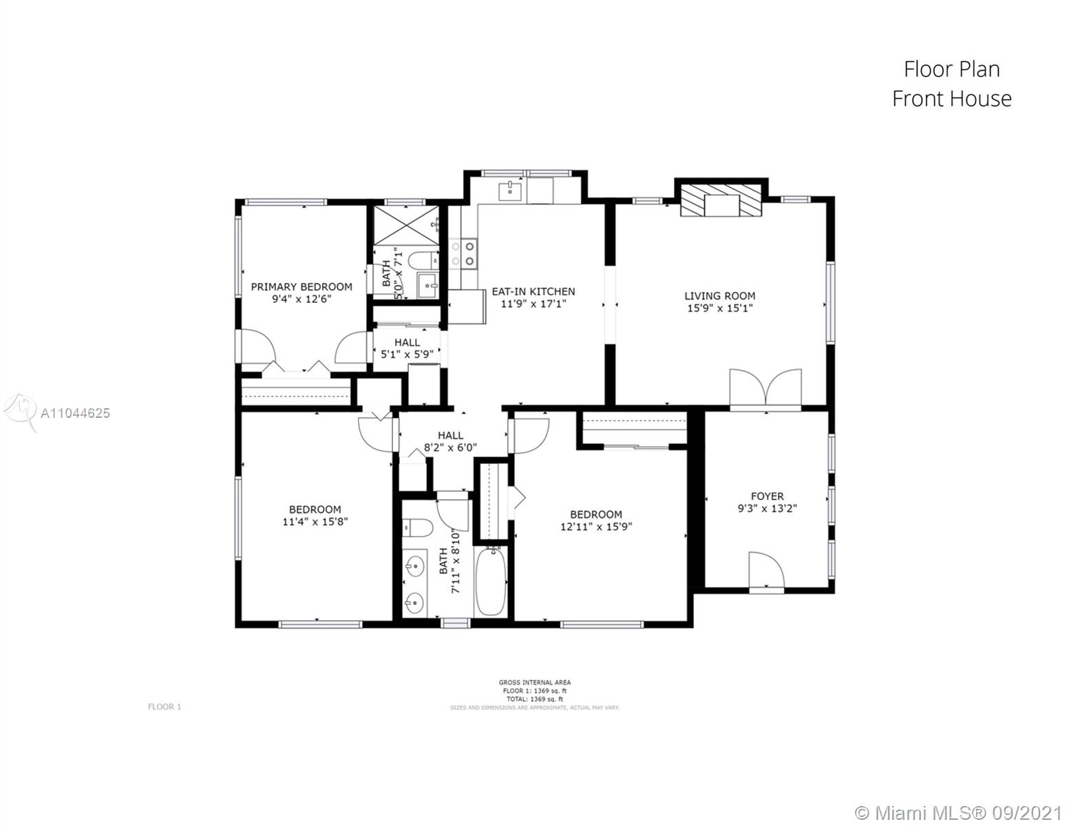 410 Southwest 22nd Road Miami, FL 33129 - Photo 35 of 37 a picture of a floor plan